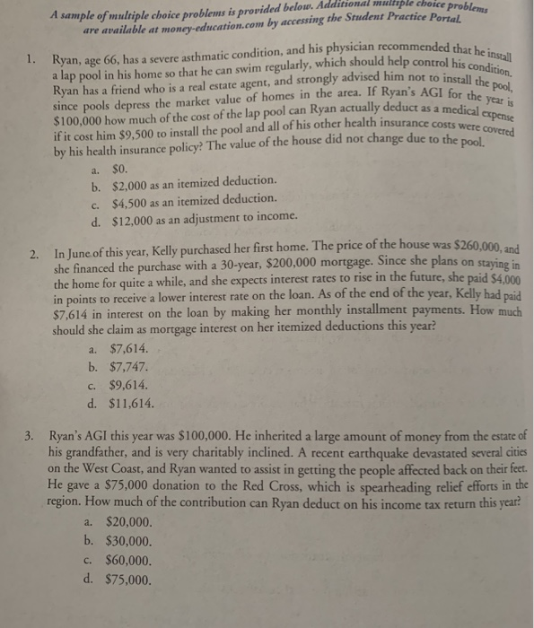  al maple choice problems 11 sample of multiple choice problems is