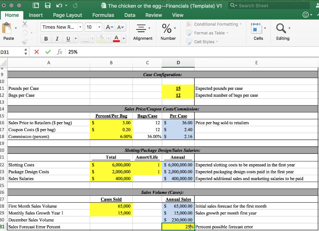 How do I do this income statement from these numbers? The