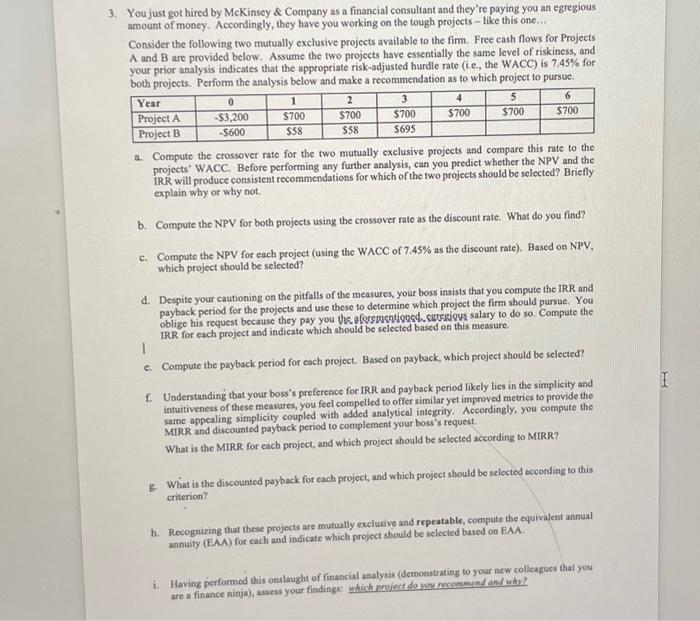  only parts e-i please show work in excel You just got