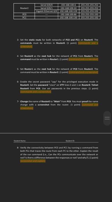 Build the following network in Packet Tracer with proper cabling. (1 point)