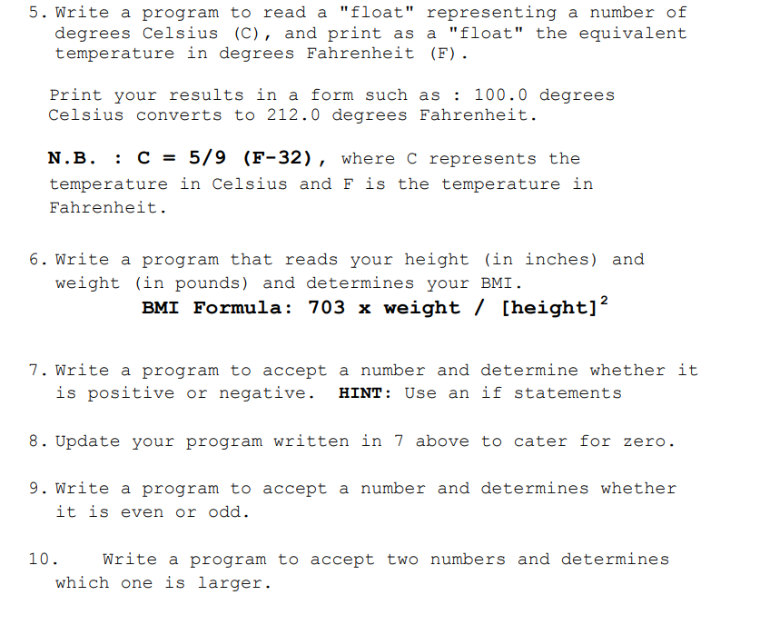 Please complete the following in c programming language and add comments in