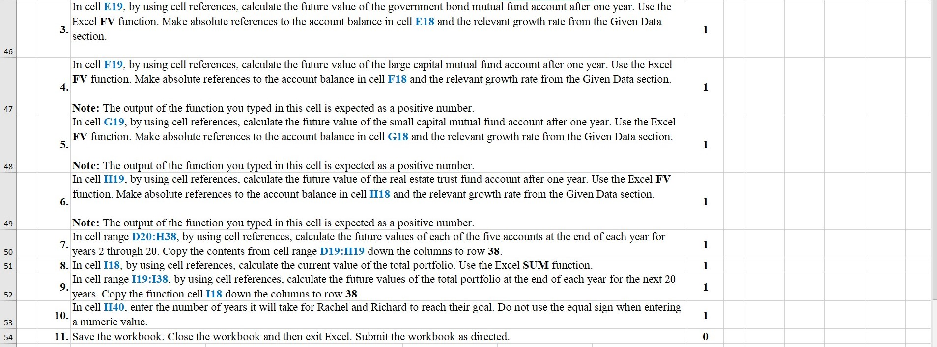 balances in their portfolio: Money market account: $37,000 Government bond mutual fund:
