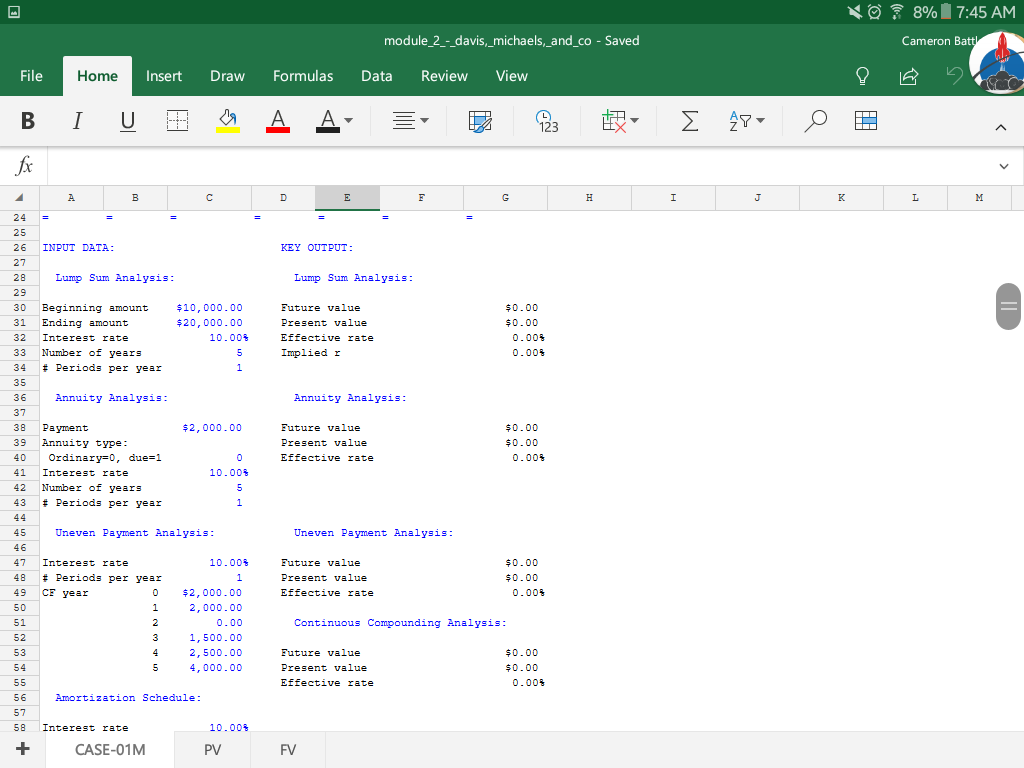 _davis,_michaels,_and_co - Saved Cameron Batt Home InsertDraw Formulas Data ReviewView 123 1