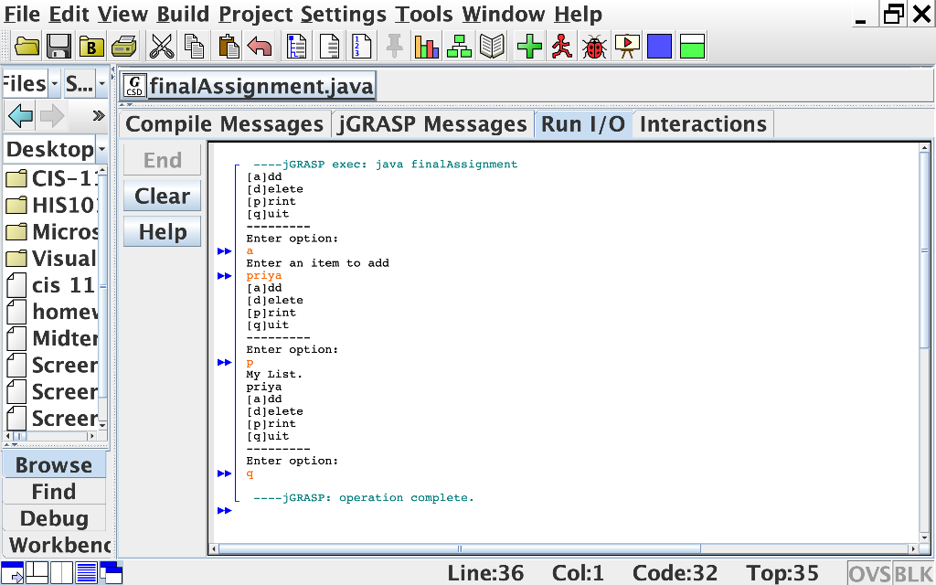 Let's build a program that ties together most of the concepts we