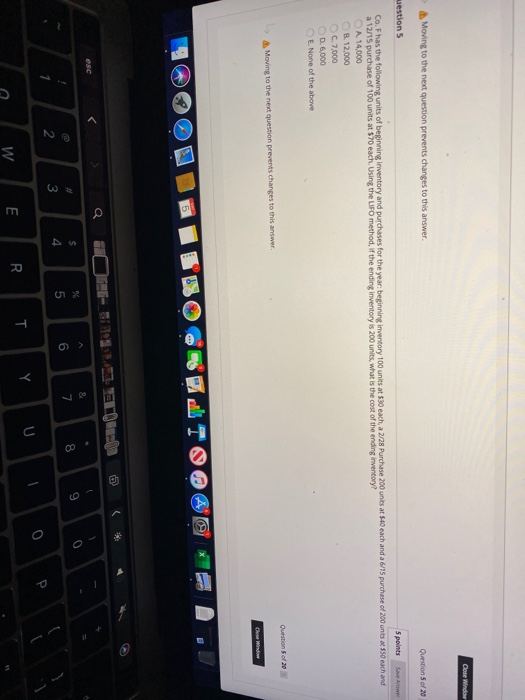  Close Window Moving to the next question prevents changes to this