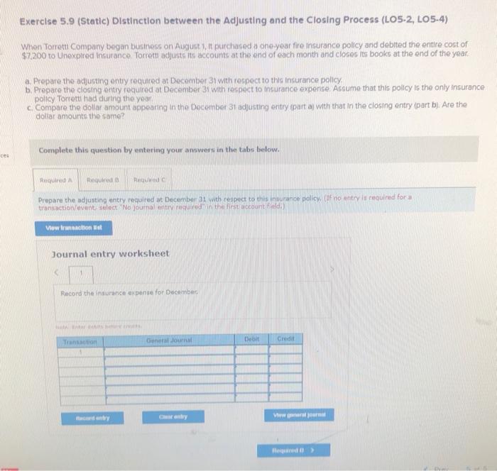  required A and B not necessary to do c if good
