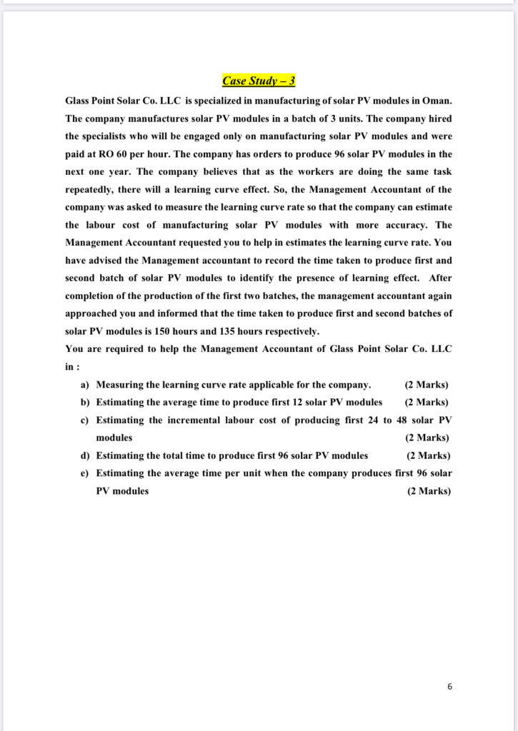 Case Study - 3 Glass Point Solar Co. LLC is specialized