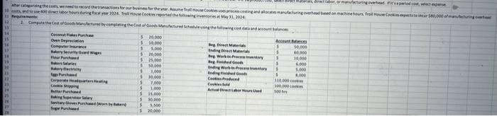 Hi Please Help. Requirement 2 & 3 Requinats: Requirement 2: Complete