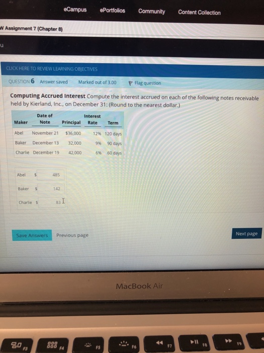  eCampus ePortfolios Community Content Collection Assignment 7 (Chapter 8 CLICK HERE