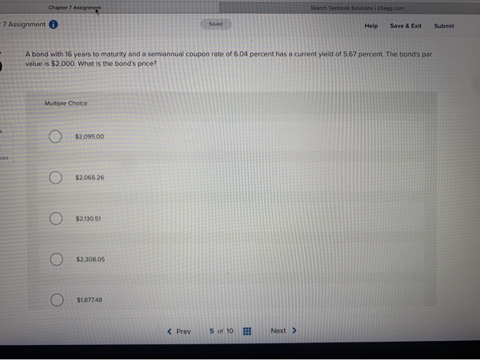  Chapter 7 Assim th Textbook Solutions | Chegg.com 7 Assignment a