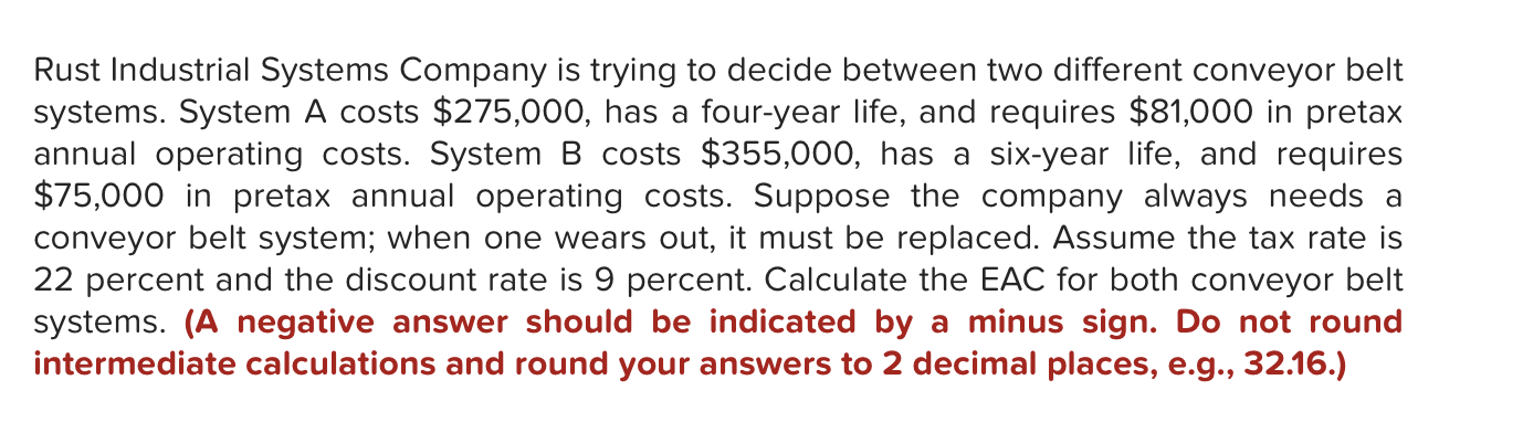  A five-year project has an initial fixed asset investment of $295,000,