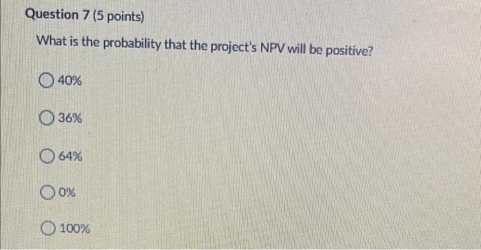 6 and 7. Use the following information for the next 2 questions.