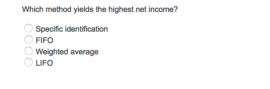 company uses a periodic inventory system, and its ending inventory consists of