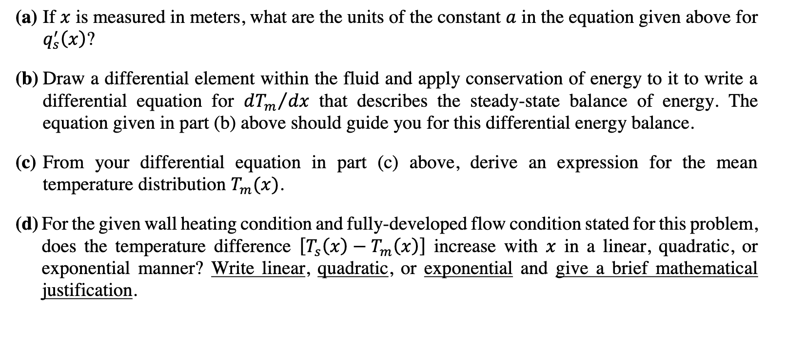 with constant flow rate m[kg/h] enters a tube with circular cross section