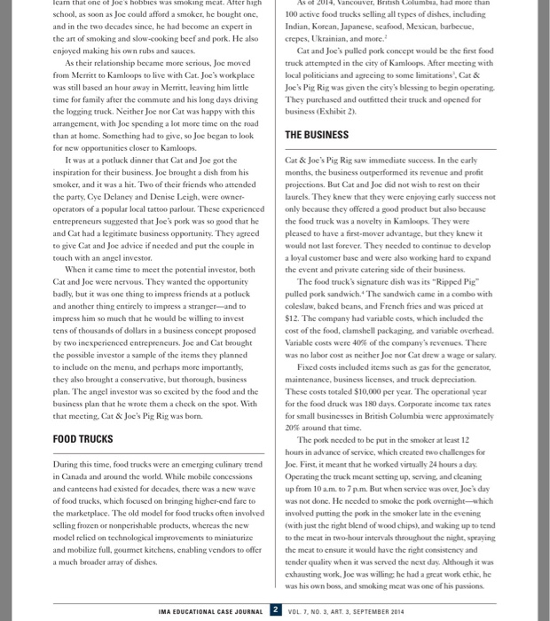 to Cat & Joe. #1-5 should either be addressed in the memo