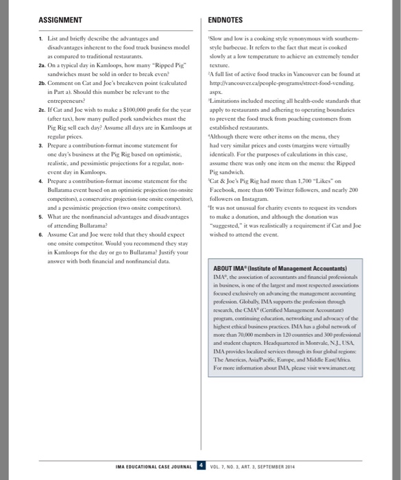 Rig: Should We Stay or Should We Go? Tony Bell Thompson Rivers