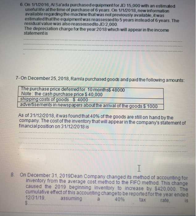 1. During 2019, Greta Company earned net income of 192,000 which included