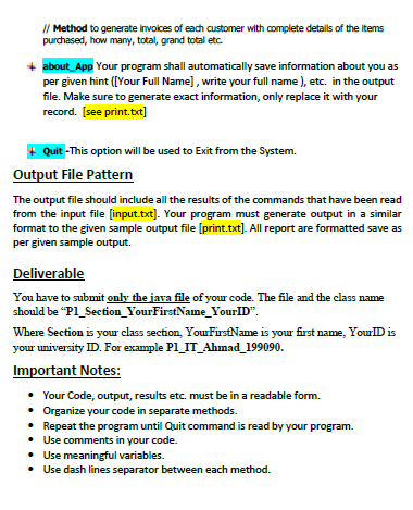 print a message to let the user know what happened.- see Input