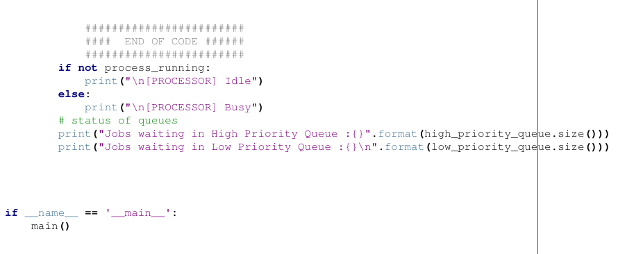 cores? Job scheduling helps the device to run the most important programs