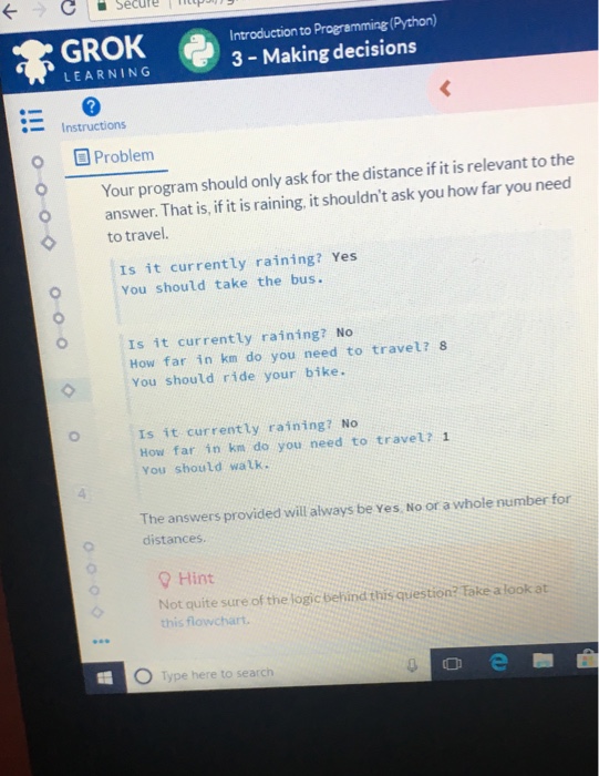  Answer in Python prog pls Introduction to Programming (Python) 3- Making