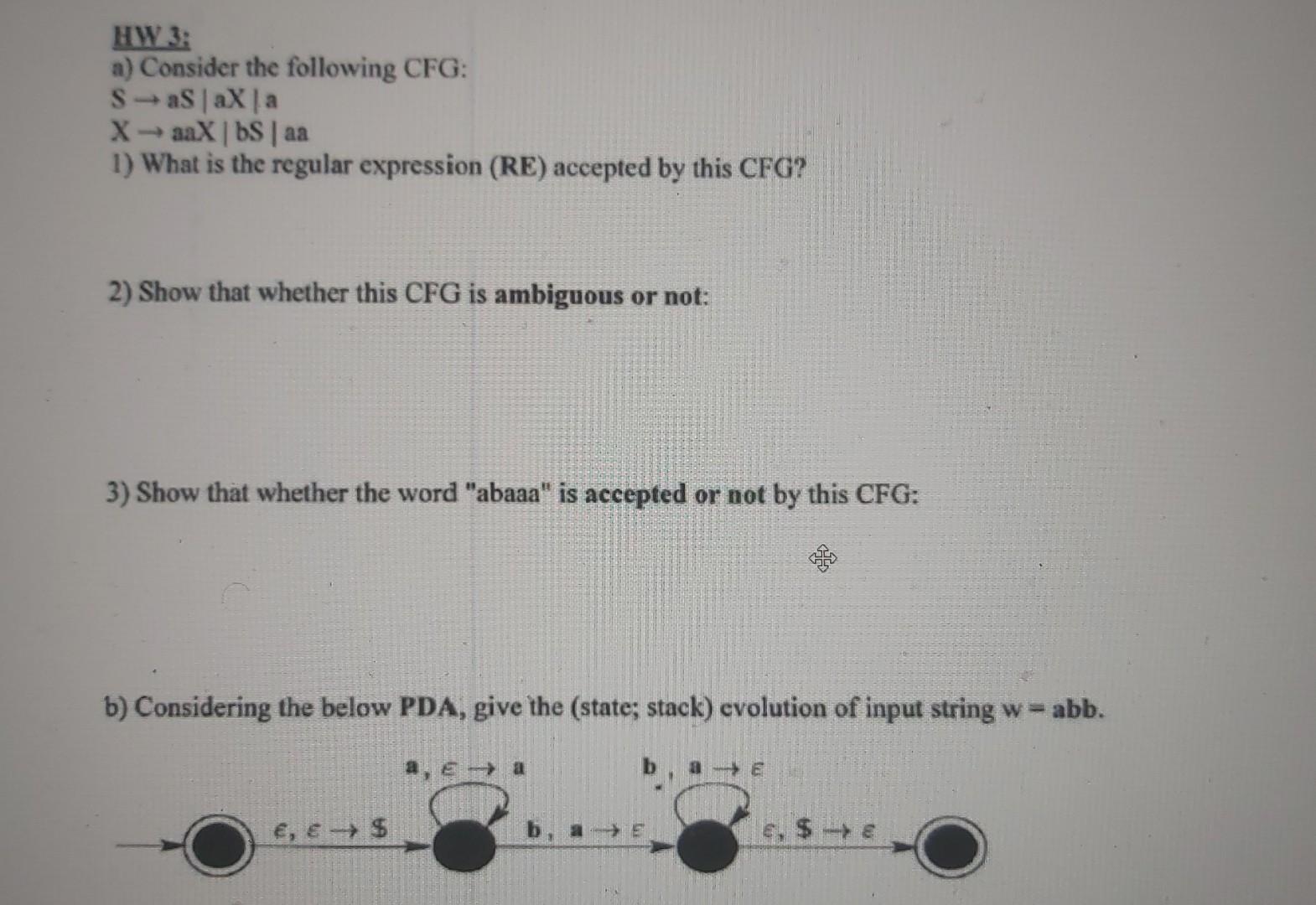 Construct a DFA for the language L1*. b) What is the regular