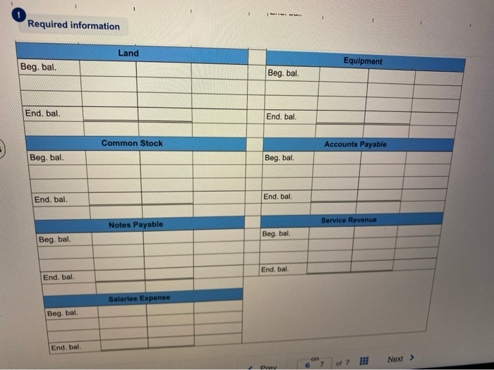 does no Required information (The following information applies to the questions displayed