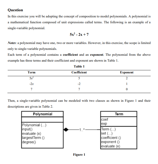 Question In this exercise you will be adopting the concept of