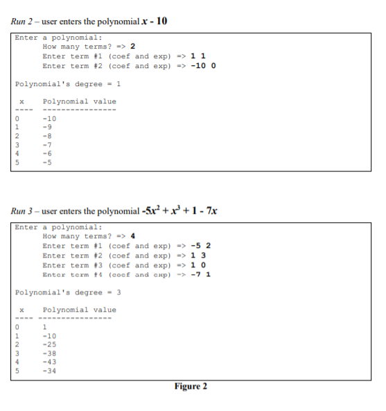 polynomial. 5x - 2x + 7 Notes: a polynomial may have one,