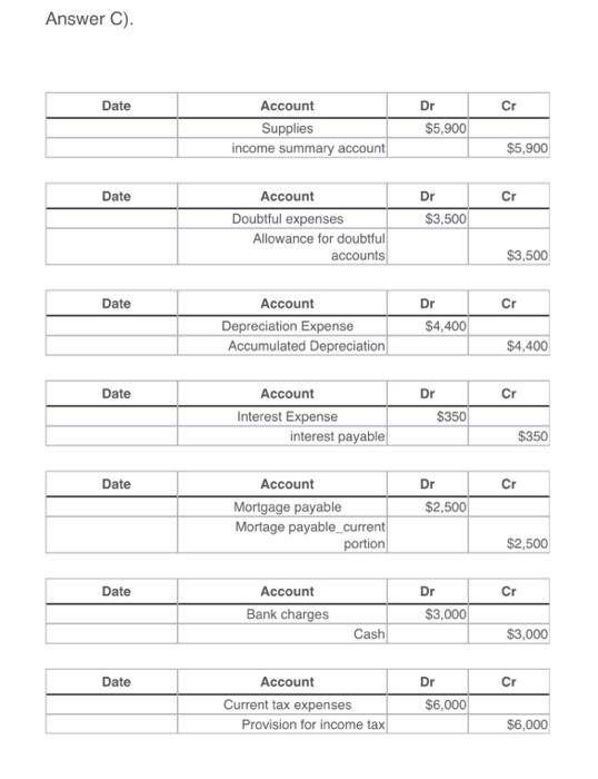 for $30,000. 3. Sold inventory for $320,000 on account and $100,000 for
