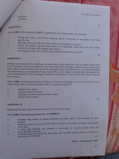 of the following statements is CORRECT? The High Court in Bloemfontein is