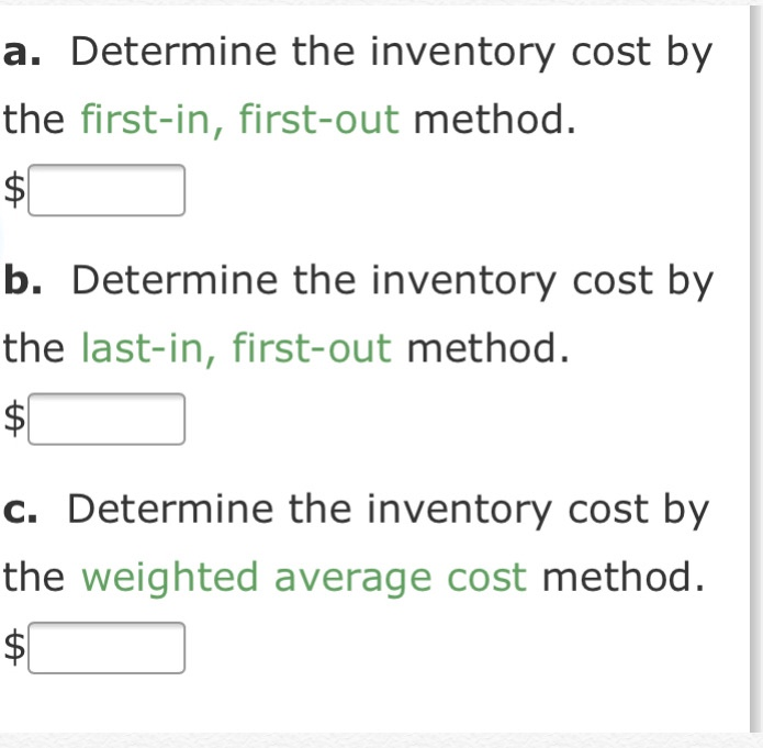 inventory balance after each sale, presenting the data in the form illustrated