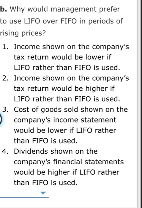 different costs, enter the units with the LOWER unit cost first in