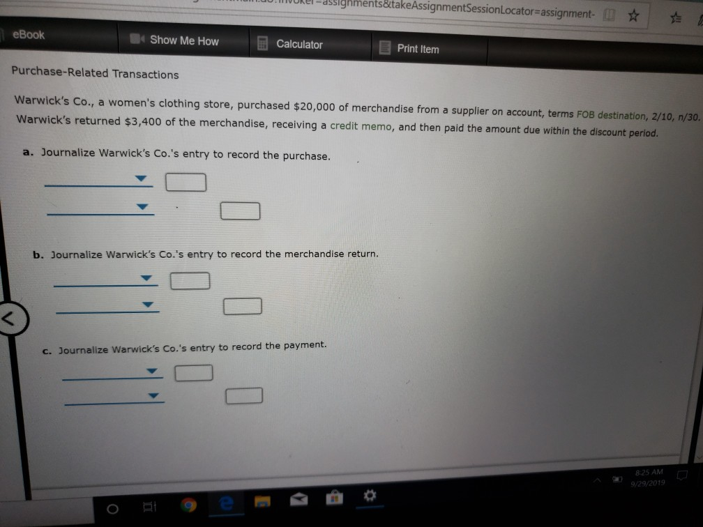 II. ke-assignments&takeAssignmentSessionLocator assignment- eBook Show Me How Calculator E Print Item