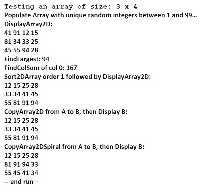 is described below: In this assignment you are to code each of