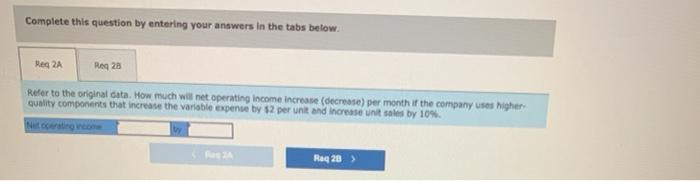 27 Selling price Variable expenses Contribution margin 308 Fixed expenses are $30,000