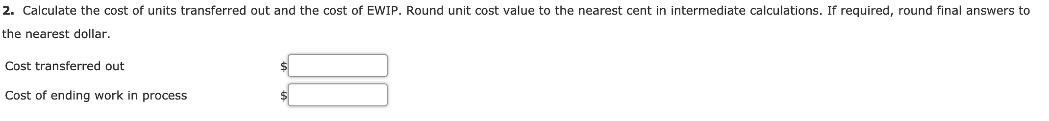 following equivalent units schedule and cost for its fabrication department during September: