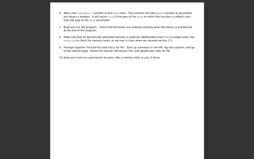 CODE. Book.cc #include #include using namespace std; #include "Book.h" Book::Book(int i, string