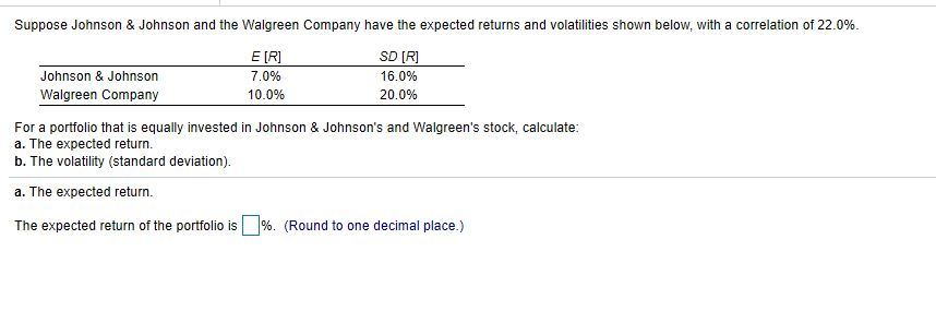  ANSWER BOTH QUESTIONS A & B ANSWER BOTH PLEASE Suppose Johnson