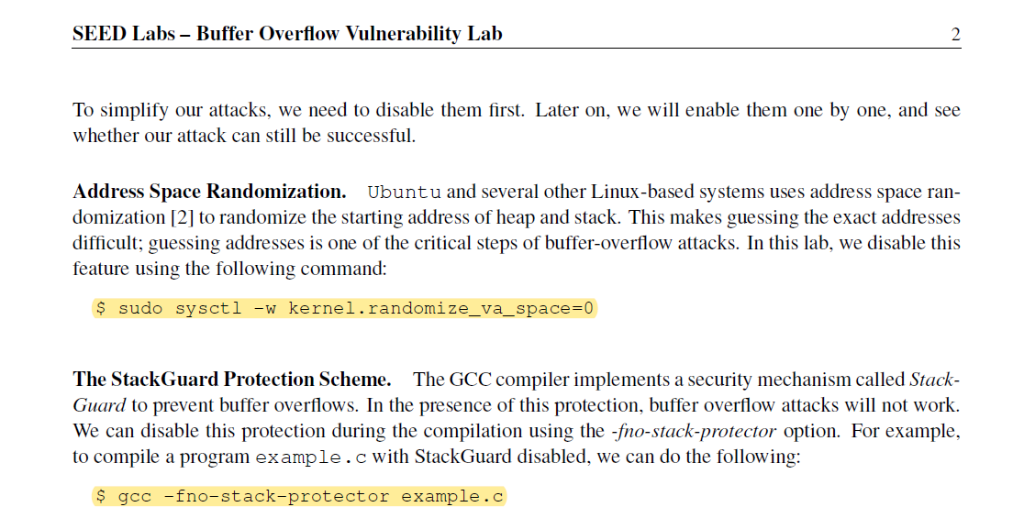 gain the first-hand experience on buffer-overflow vulner- ability by putting what they