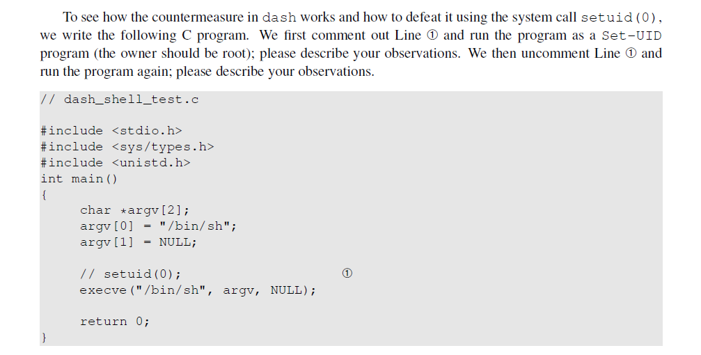 not and explain why. This lab covers the following topics: Buffer overflow