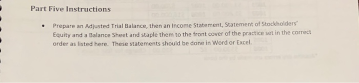 Need help with Part 5 answer needs to be exact because it