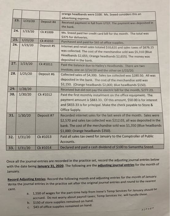 cover of the practice set in the correct order as listed here.