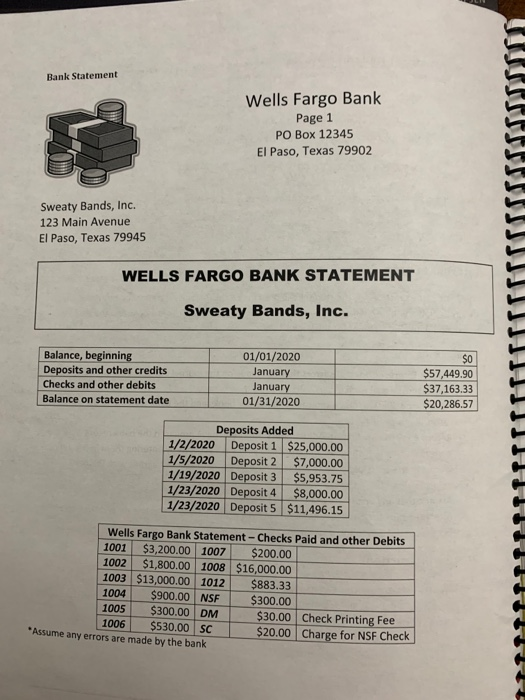 These statements should be done in Word or Excel. Stockholders' Equity 39003