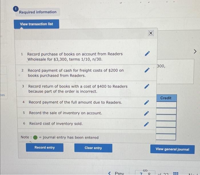 debits before credits. Required information Exercise 6-9A Record transactions using a perpetual