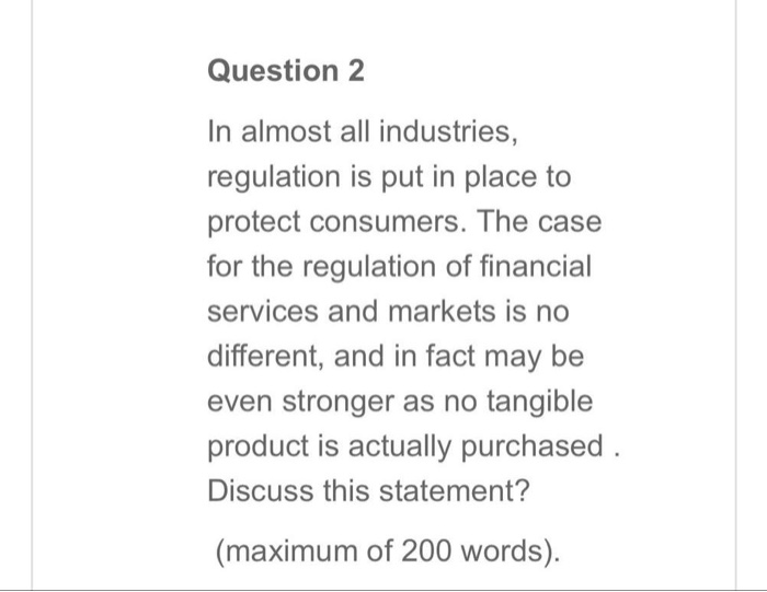 please answer as soon as possible! urgent! Question 2 In almost all