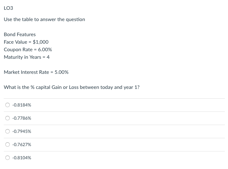 dates (Annual) $1,000 3,00% 5.00% What is the current yield on the