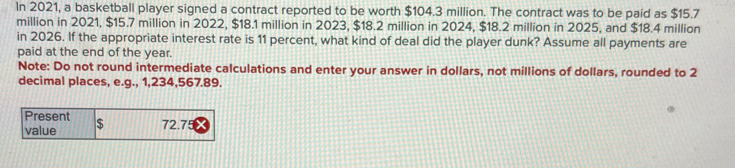  In 2021, a basketball player signed a contract reported to be