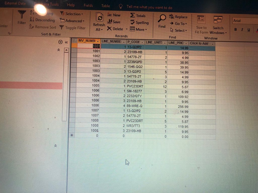 subtotals for each customer. Create a query to produce the total purchase