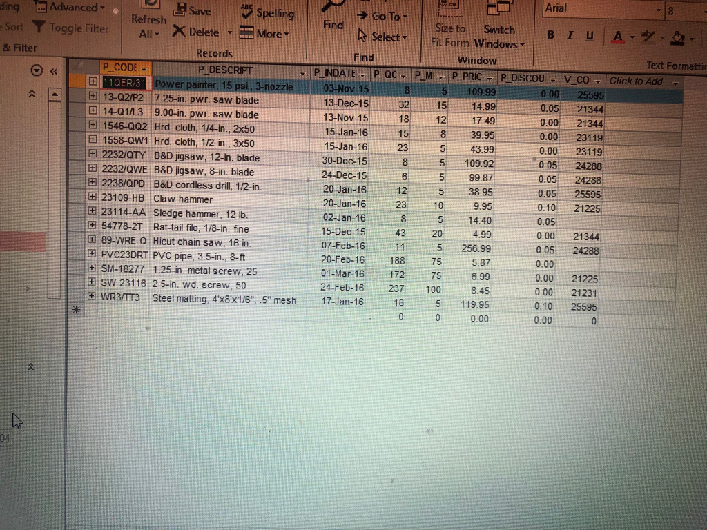 of the product purchases in the LINE that corresponds to the INVOICE.