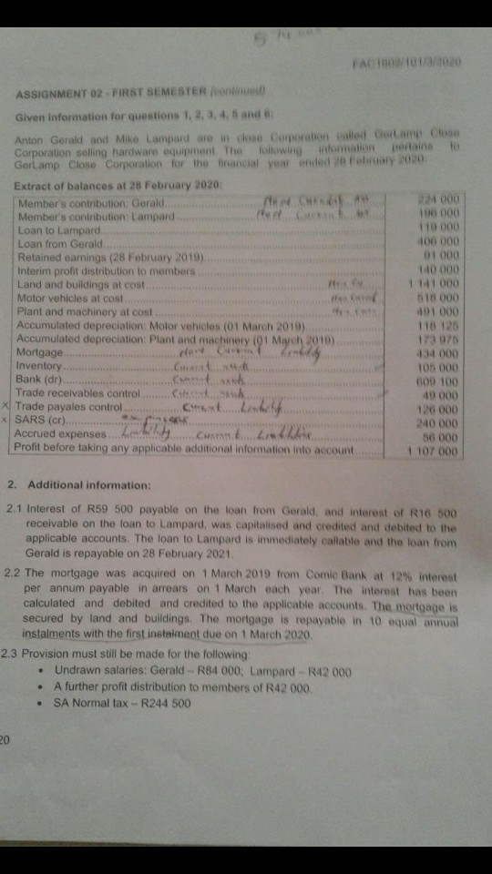 be disclosed as current liabilities in the statement of financial position of